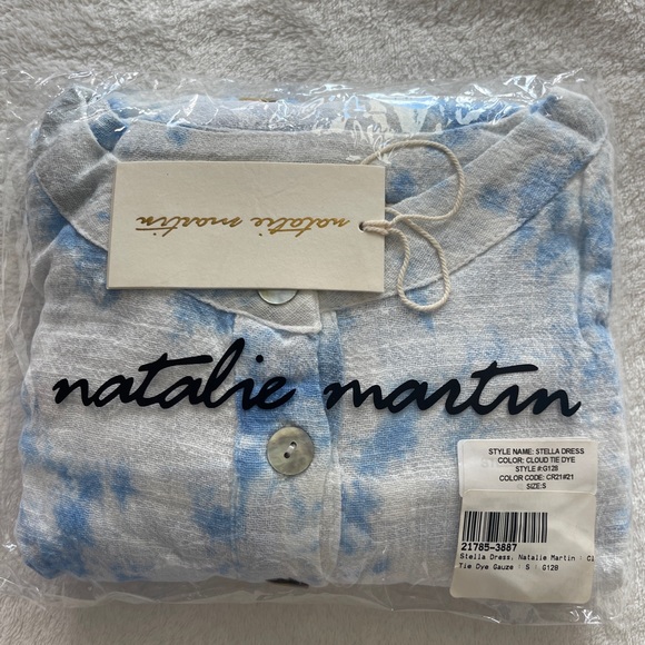 BNWT - Natalie Martin Stella Dress - Tie Dye Gauze - Small - Picture 3 of 4